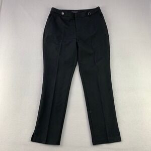 Laundry by Shelli Segal Dress Pants Trousers Women 10 Black Straight Leg Office